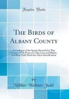 The Birds of Albany County