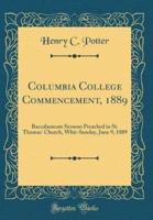 Columbia College Commencement, 1889