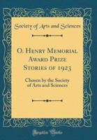 O. Henry Memorial Award Prize Stories of 1923