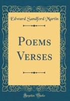 Poems Verses (Classic Reprint)