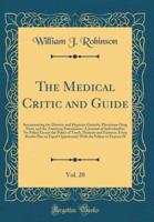 The Medical Critic and Guide, Vol. 20