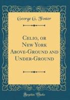 Celio, or New York Above-Ground and Under-Ground (Classic Reprint)