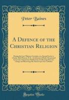 A Defence of the Christian Religion