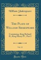 The Plays of William Shakspeare, Vol. 11