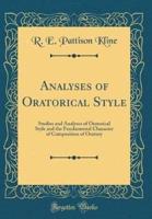 Analyses of Oratorical Style