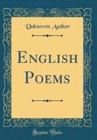 English Poems (Classic Reprint)