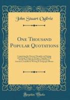 One Thousand Popular Quotations