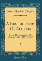 A Bibliography of Algeria