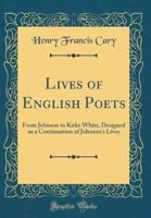 Lives of English Poets