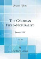 The Canadian Field-Naturalist, Vol. 34