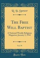 The Free Will Baptist, Vol. 59