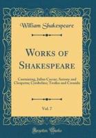 Works of Shakespeare, Vol. 7