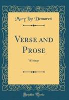 Verse and Prose