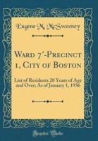 Ward 7Ï¿½-Precinct 1, City of Boston
