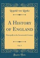 A History of England, Vol. 5