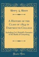 A History of the Class of 1854 in Dartmouth College