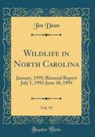 Wildlife in North Carolina, Vol. 59