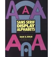 Sans Serif Display Alphabets