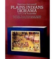 Plains Indians Diorama to Cut and Assemble