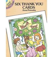 Six Thank You Postcards