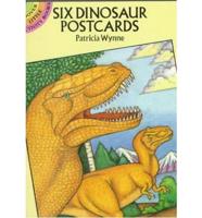 Six Dinosaur Postcards