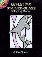 Whales Stained Glass Colouring Book