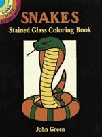 Snakes Stained Glass Colouring Book