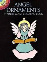Angel Ornaments Stained Glass Colouring Book