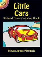 Little Cars Stained Glass Coloring