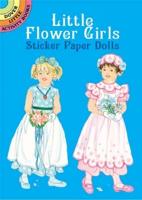 Little Flower Girls Sticker Paper D