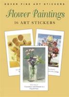 Flower Paintings: 16 Art Stickers