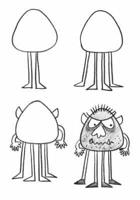How to Draw Funny Monsters