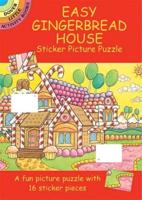 Easy Gingerbread House Sticker Pict