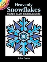 Heavenly Snowflakes Stained Glass Coloring Book