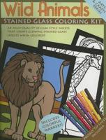 Wild Animals Stained Glass Coloring Kit