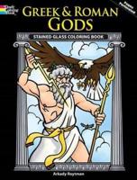 Greek and Roman Gods Stained Glass Coloring Book