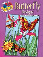 3-D Coloring Book - Butterfly Designs