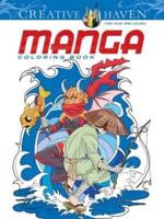 Creative Haven Manga Coloring Book