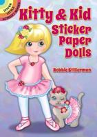 Kitty & Kid Sticker Paper Dolls