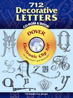 712 Decorative Letters, CD-ROM & Book