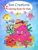 Sea Creatures Coloring Book for Kids