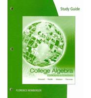 Study Guide for Stewart/Redlin/Watson/Panman's College Algebra: Concepts and Contexts