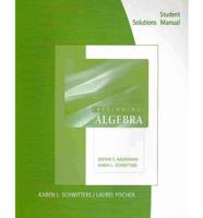 Student Solutions Manual for Kaufmann/schwitters' Beginning Algebra