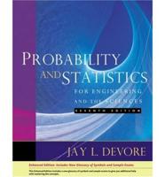 Probability and Statistics for Engineering and the Sciences