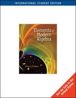 Elements of Modern Algebra, International Edition