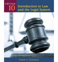 Introduction to Law and the Legal System