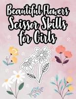 Beautiful Flowers - Scissor Skills for Girls