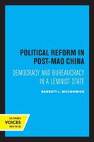 Political Reform in Post-Mao China