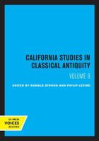 California Studies in Classical Antiquity. Volume 6