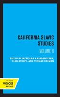 California Slavic Studies. Volume VIII